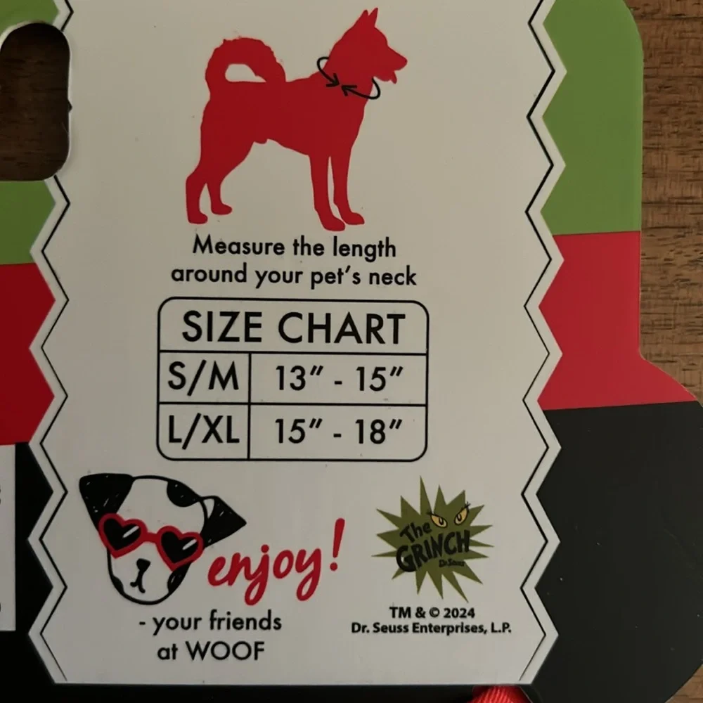 Grinch dog Bandana